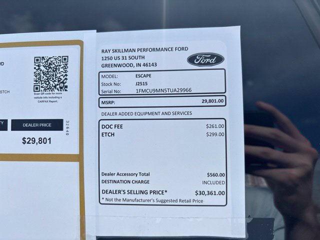 Certified 2026 Ford Escape ST-Line AWD/4WD image 3