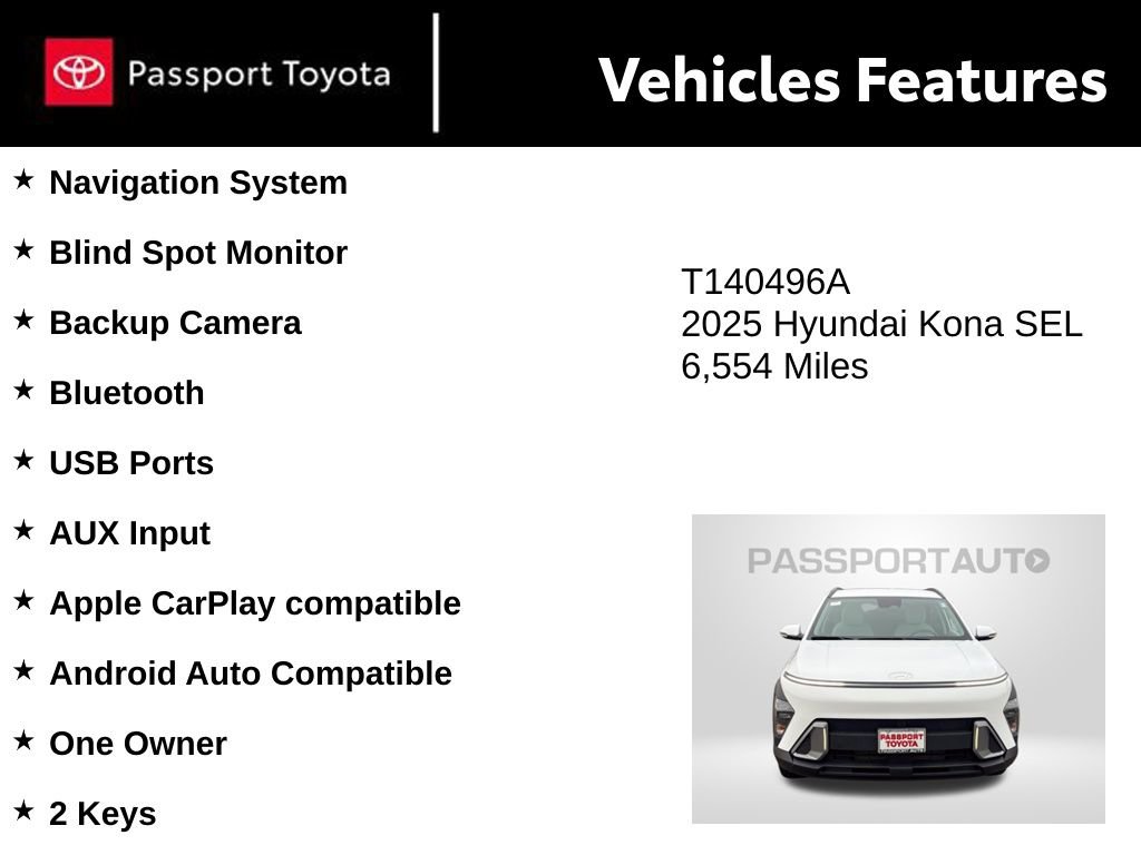 Used 2025 Hyundai Kona SEL image 9