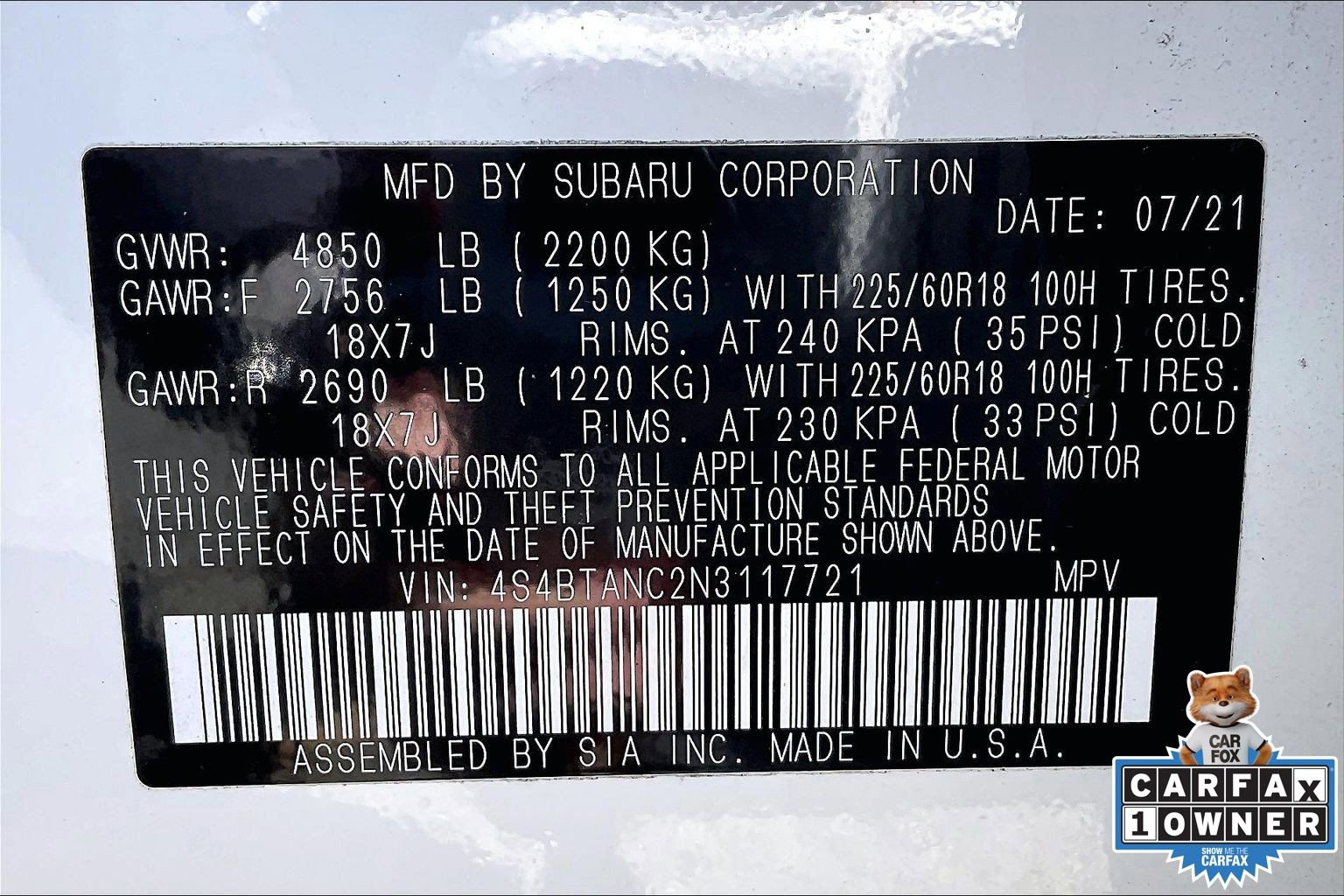 Certified 2022 Subaru Outback Limited image 33