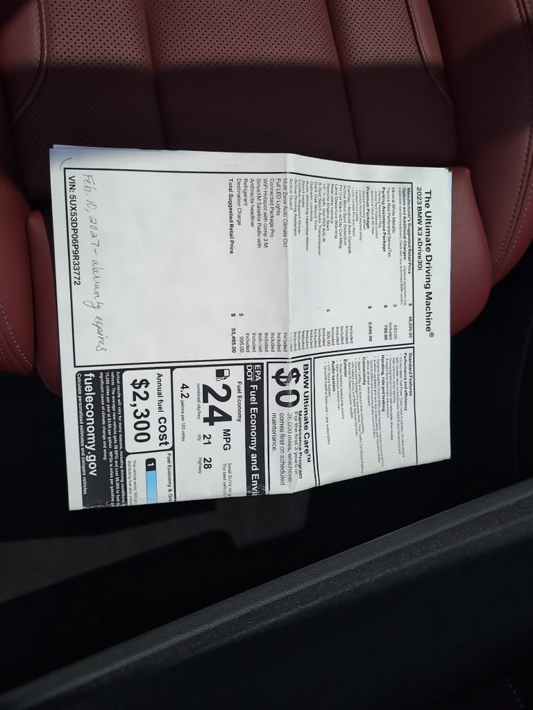 Used 2023 BMW X3 xDrive30i AWD/4WD image 11