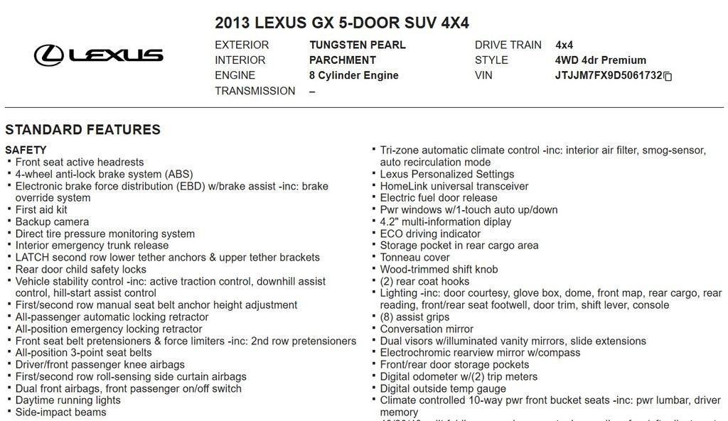 Used 2013 Lexus GX 460 Premium image 20