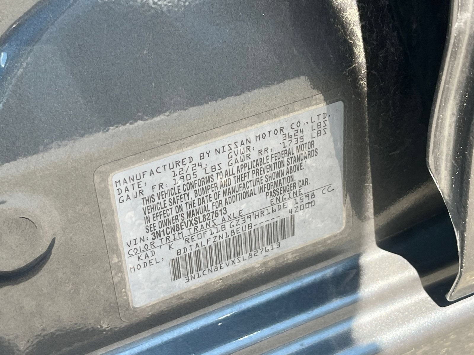 Used 2025 Nissan Versa SV FWD image 28
