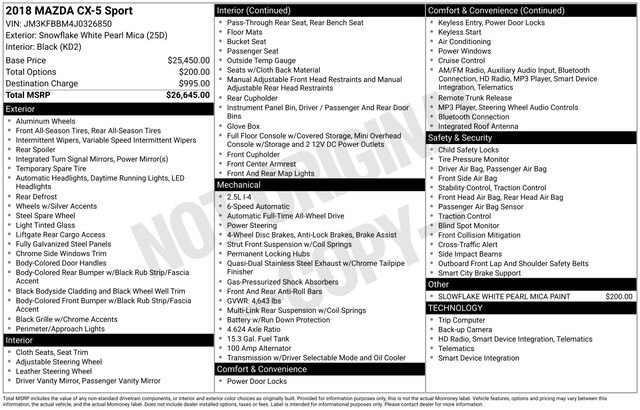 Used 2018 MAZDA CX-5 Sport AWD/4WD image 31