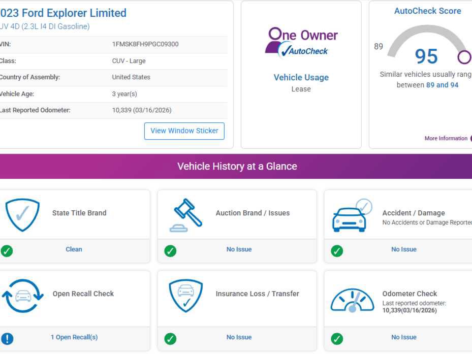 Used 2023 Ford Explorer Limited w/ Limited Technology Package AWD/4WD image 5