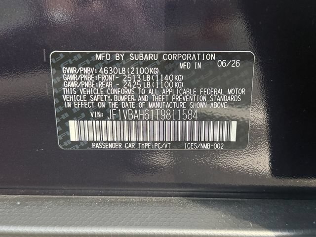 New 2026 Subaru WRX Premium AWD/4WD image 25