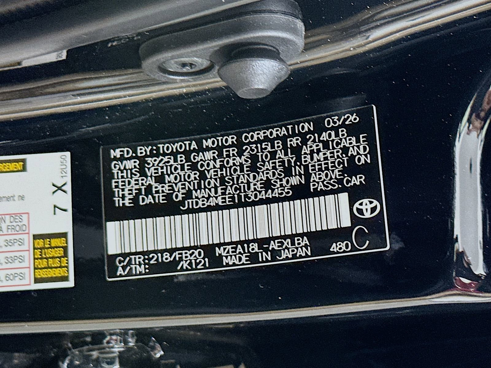 New 2026 Toyota Corolla LE image 30