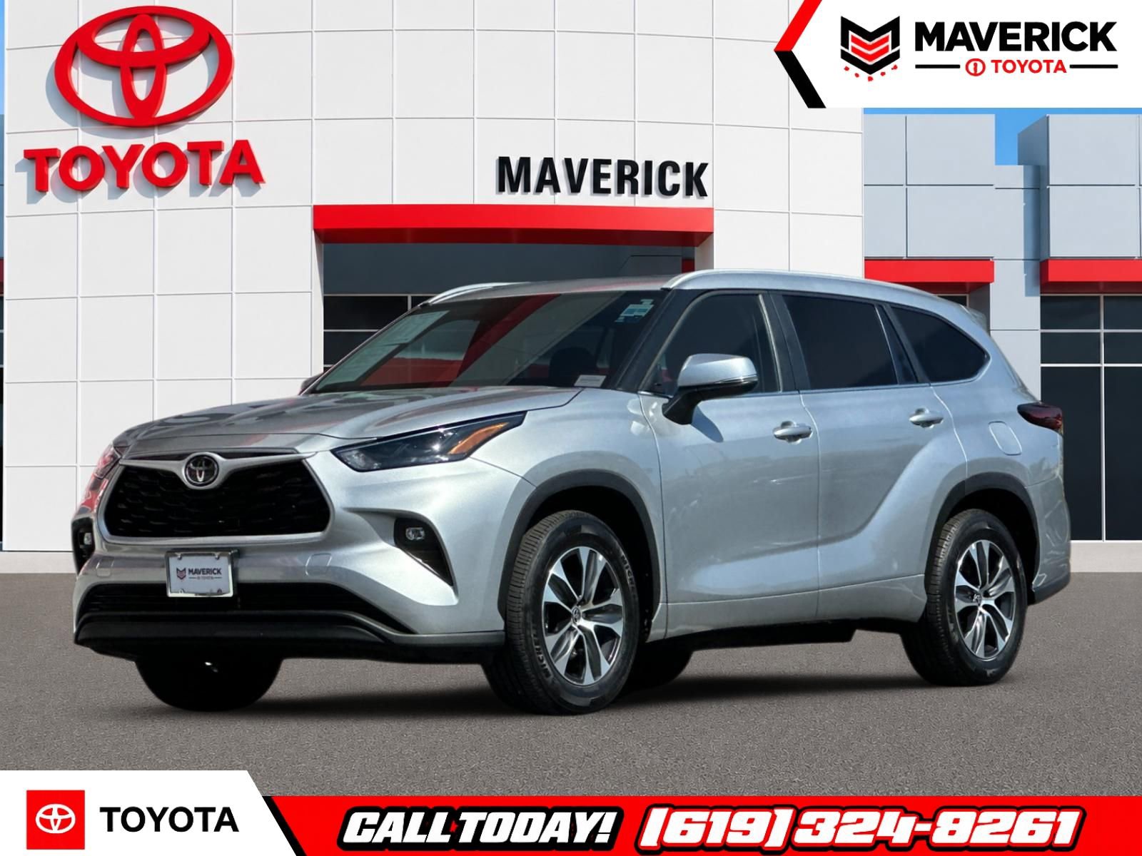 Used 2025 Toyota Highlander XLE FWD image 1