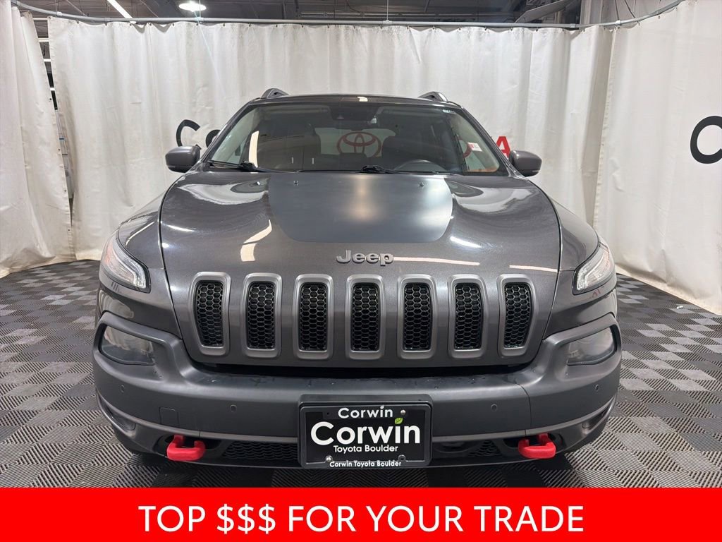 Used 2014 Jeep Cherokee Trailhawk w/ Technology Group AWD/4WD image 2