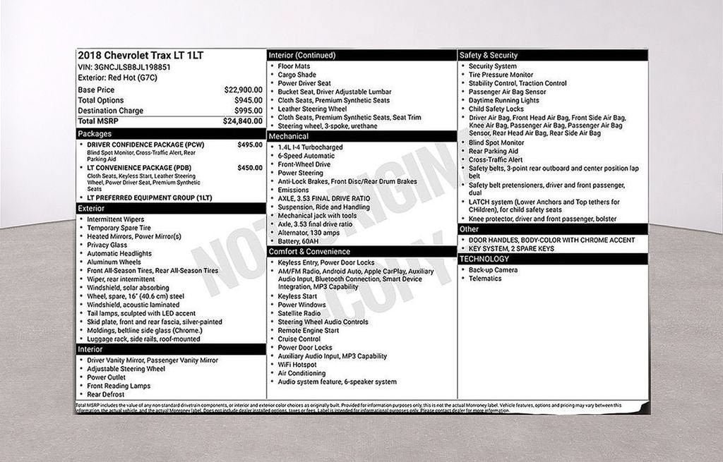 Certified 2018 Chevrolet Trax LT w/ Driver Confidence Package FWD image 7