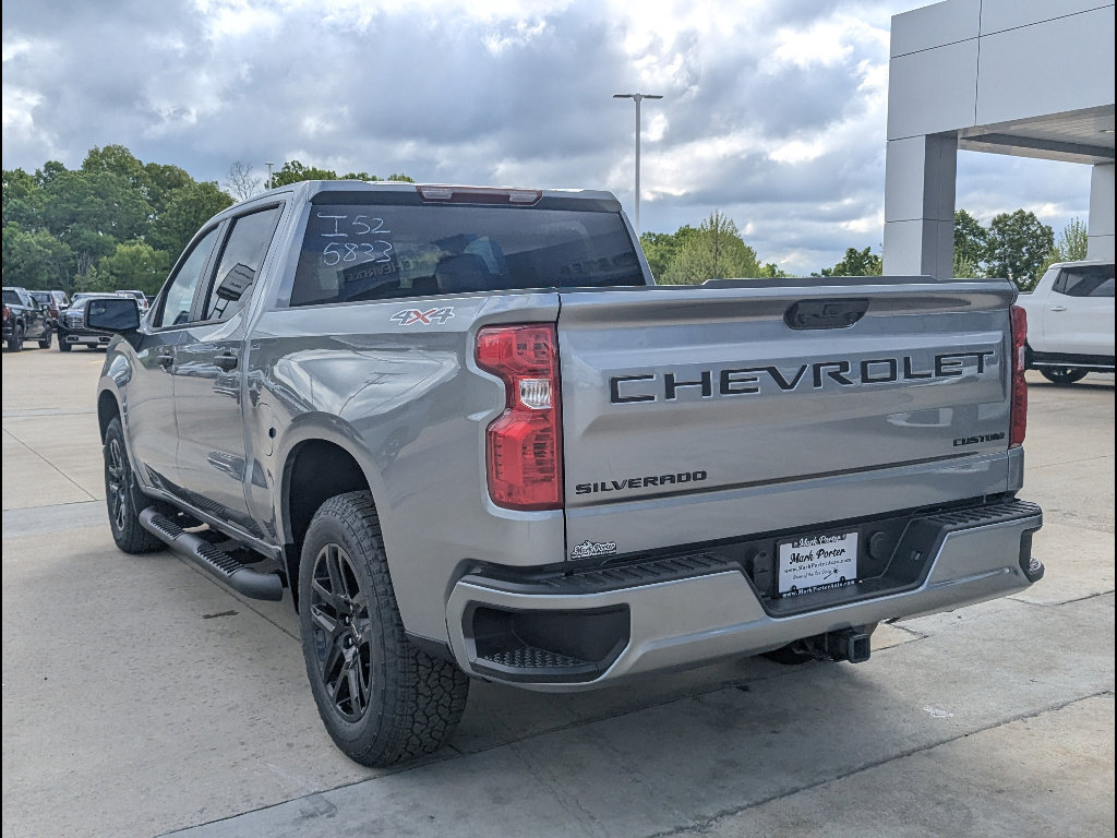 New 2026 Chevrolet Silverado 1500 Custom w/ Turbomax Blackout Package AWD/4WD image 8