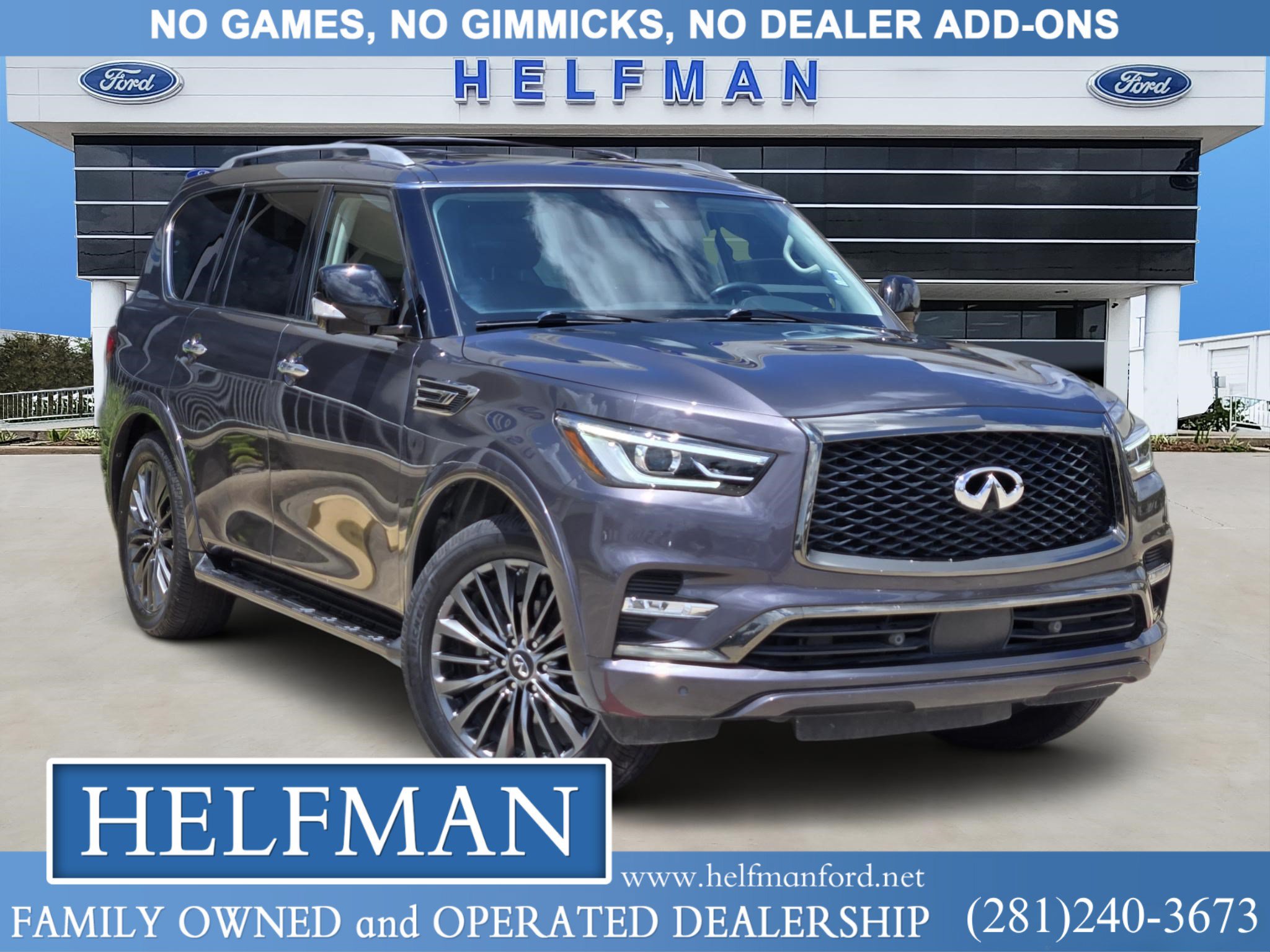 Used 2023 INFINITI QX80 Premium Select w/ Cargo Package