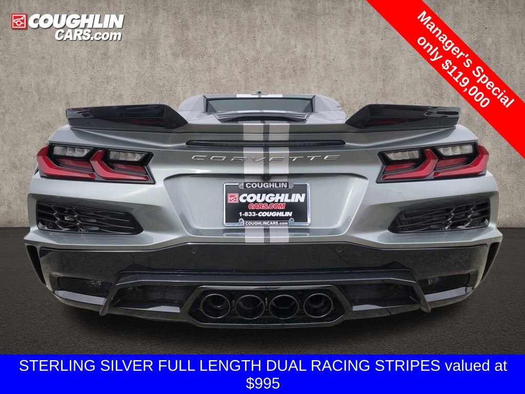 Used 2023 Chevrolet Corvette Z06 w/ Chrome Exterior Badge Package image 7