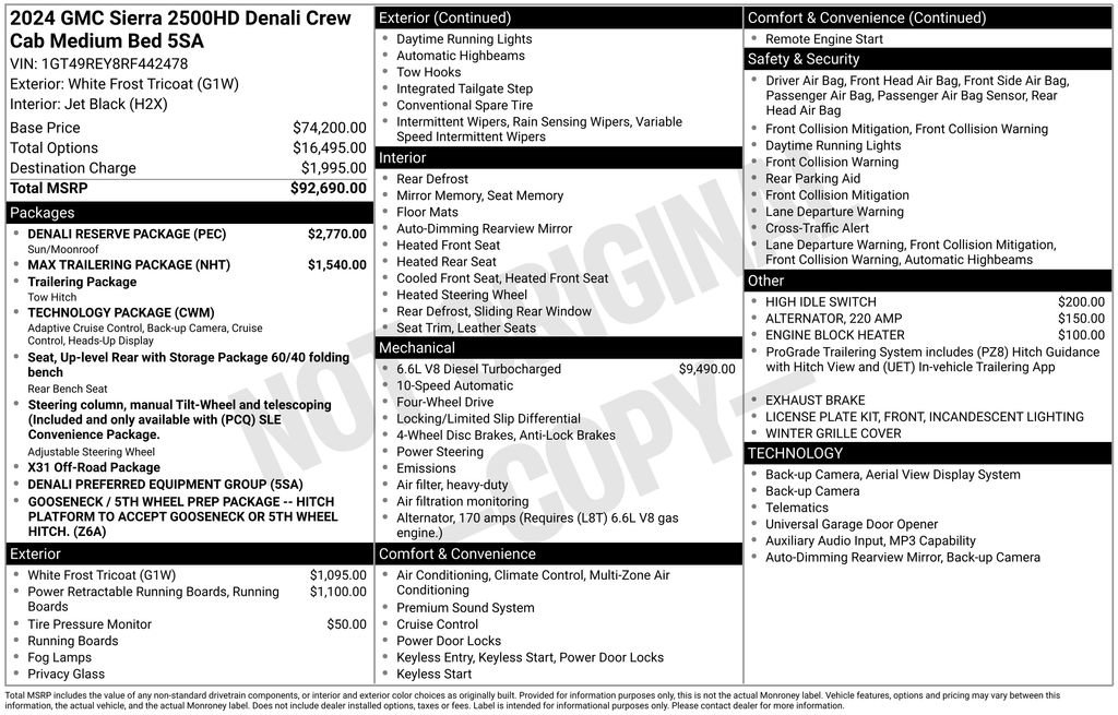 Used 2024 GMC Sierra 2500 Denali w/ Denali Reserve Package image 4