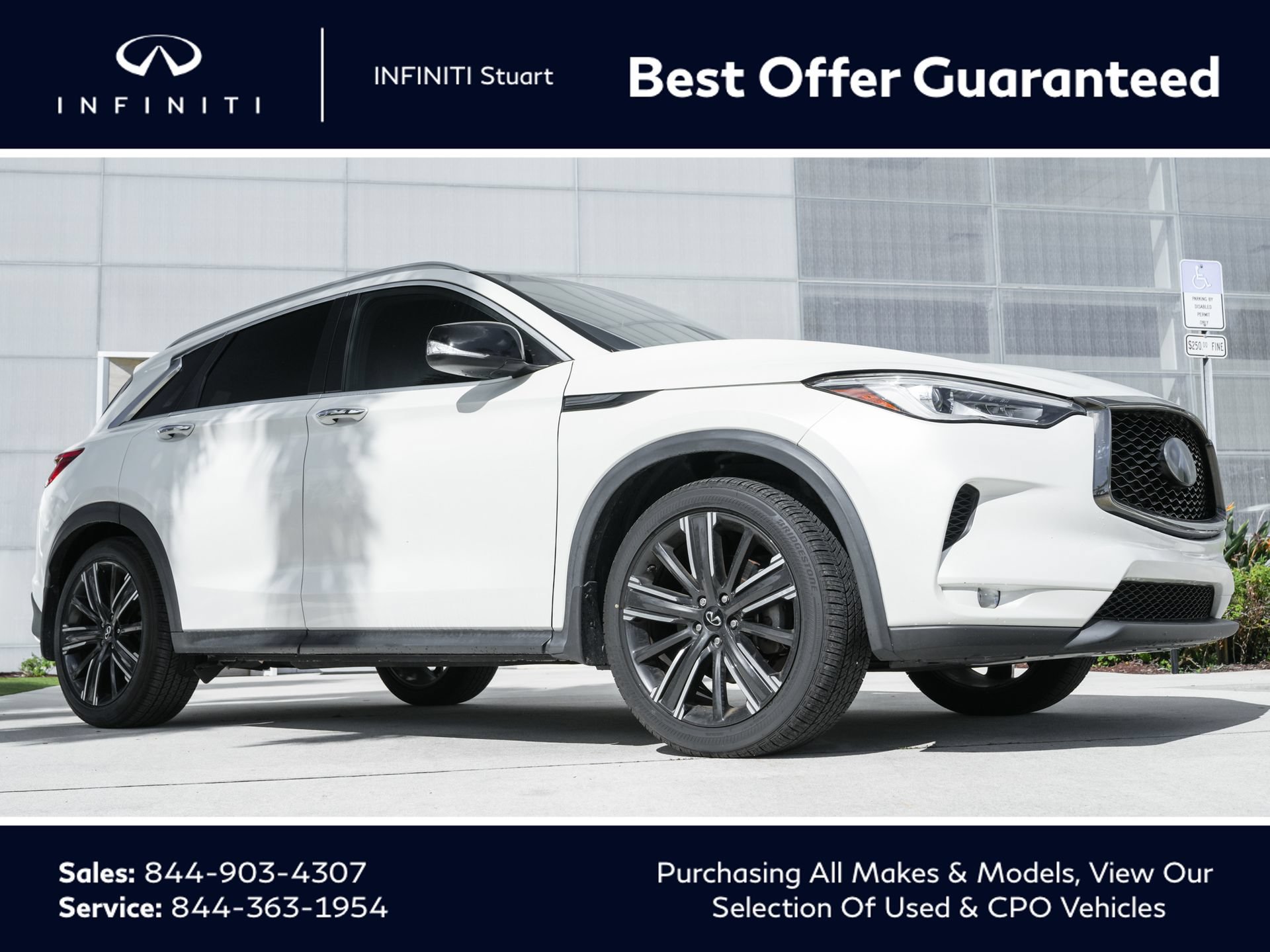 Used 2021 INFINITI QX50 Luxe w/ Appearance Package
