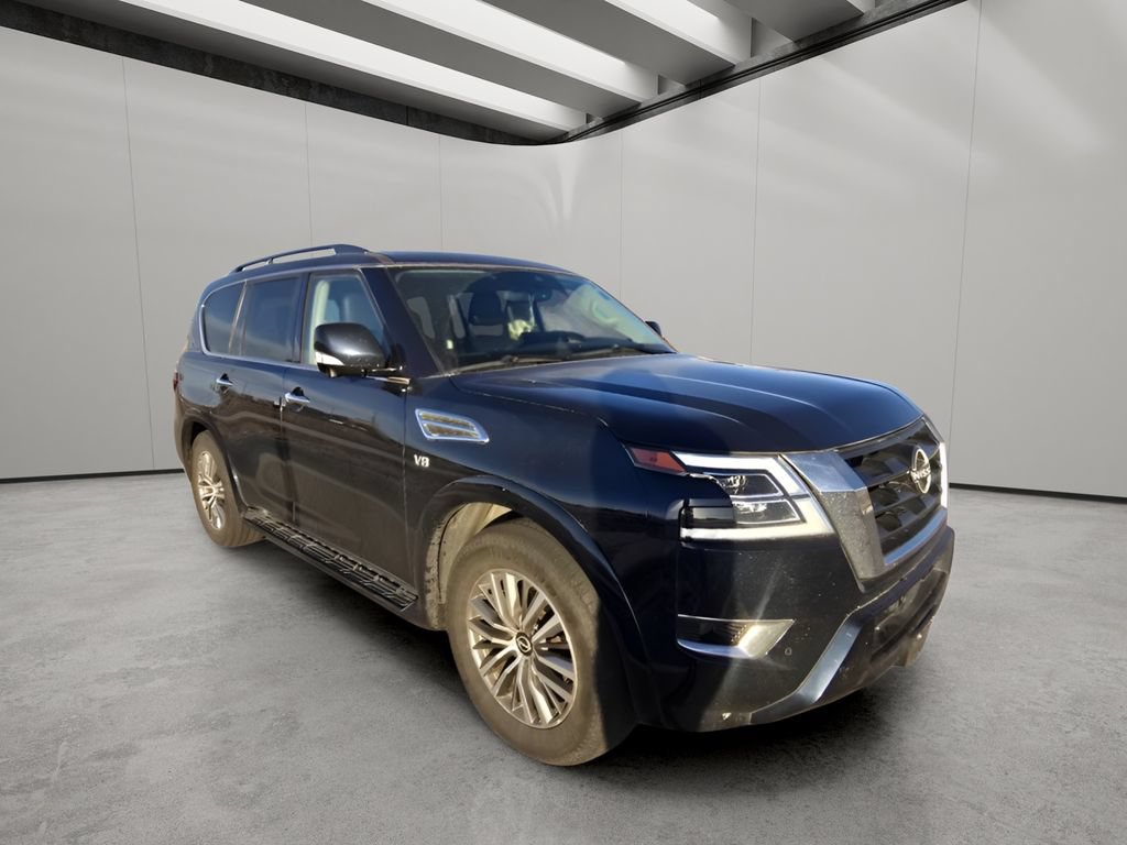 Used 2021 Nissan Armada SL w/ Captain's Chairs Package AWD/4WD image 8