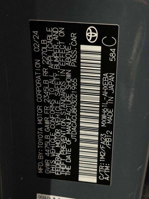 Certified 2024 Toyota Prius Prime FWD image 25