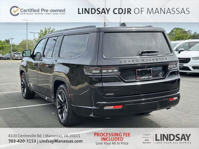 Certified 2024 Jeep Grand Wagoneer L Series II w/ Quick Order Packagew 28T image 7