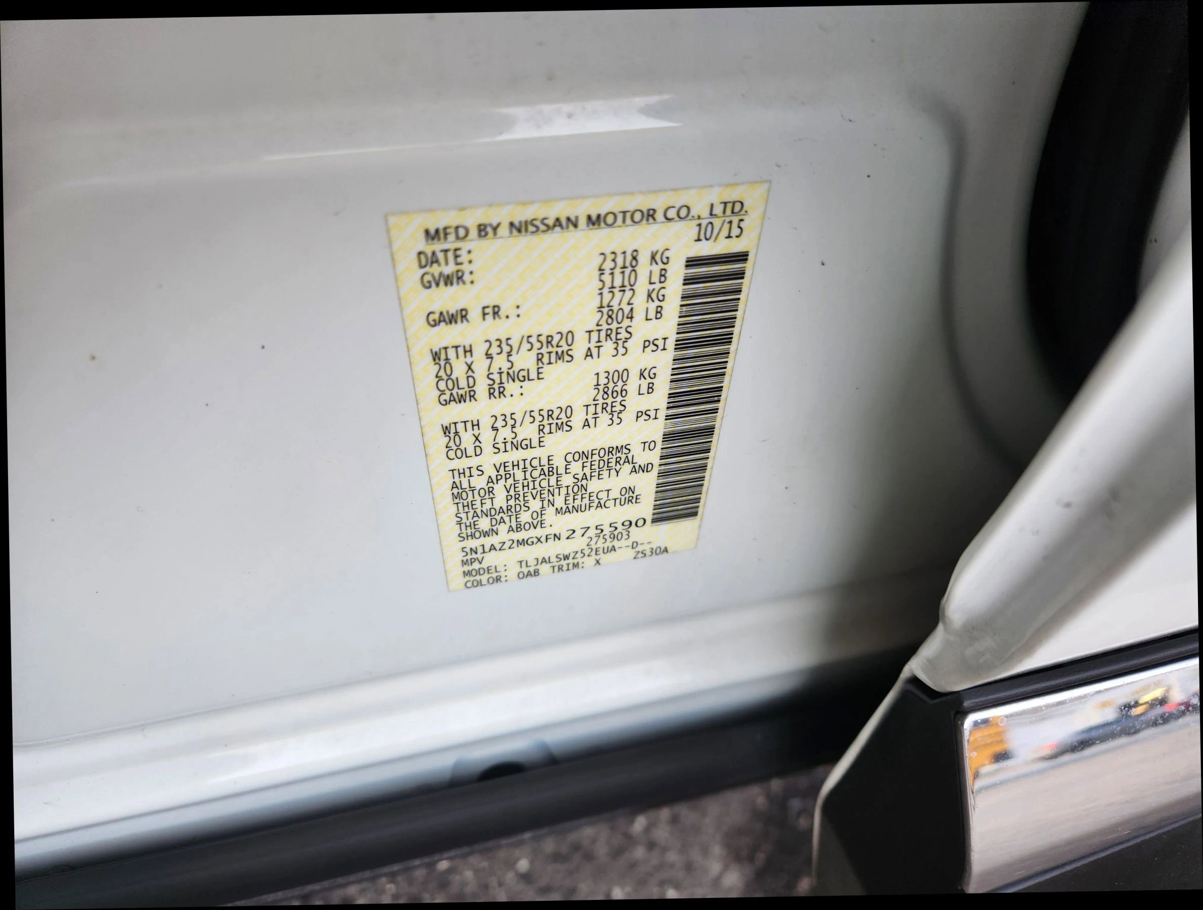 Used 2015 Nissan Murano Platinum w/ Platinum Technology Package image 36