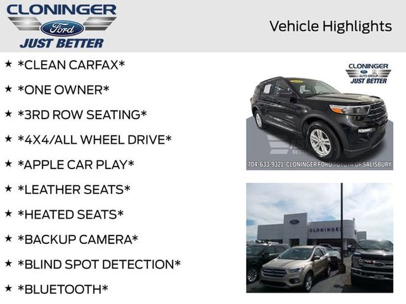 Used 2022 Ford Explorer XLT w/ Equipment Group 202A image 4