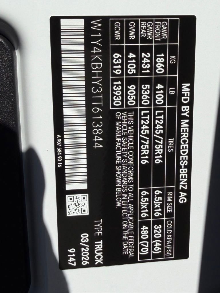 New 2026 Mercedes-Benz Sprinter 2500 image 10