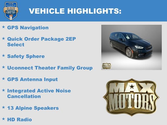 Used 2025 Chrysler Pacifica Select w/ Uconnect Theater Family Group image 6