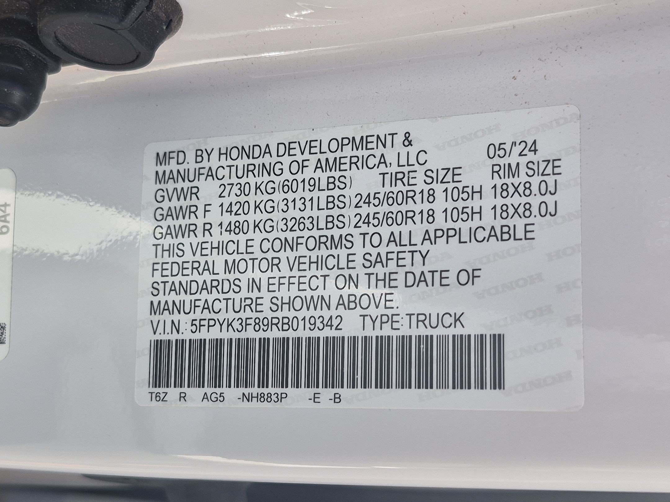 Certified 2024 Honda Ridgeline Black Edition image 35