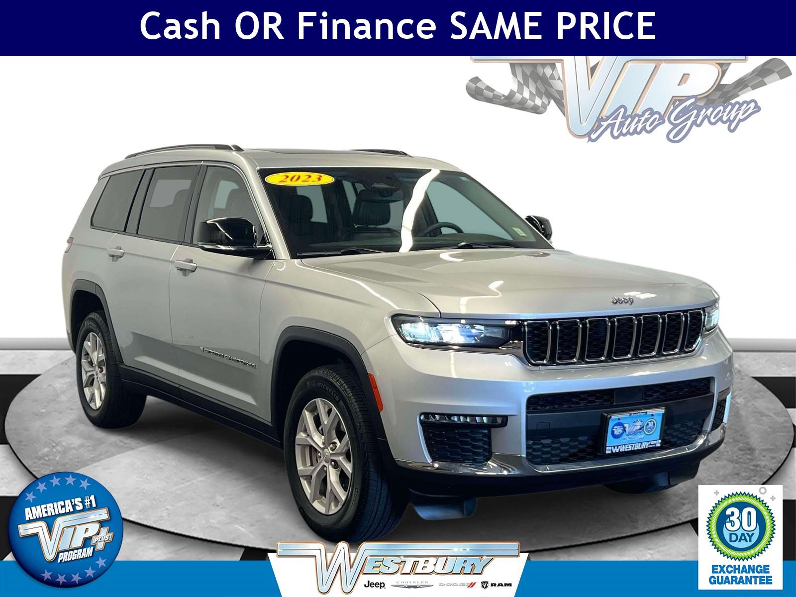 Certified 2023 Jeep Grand Cherokee L Limited AWD/4WD image 1