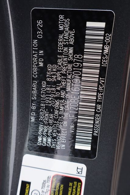 New 2026 Subaru BRZ Limited w/ Popular Package 1 RWD image 21