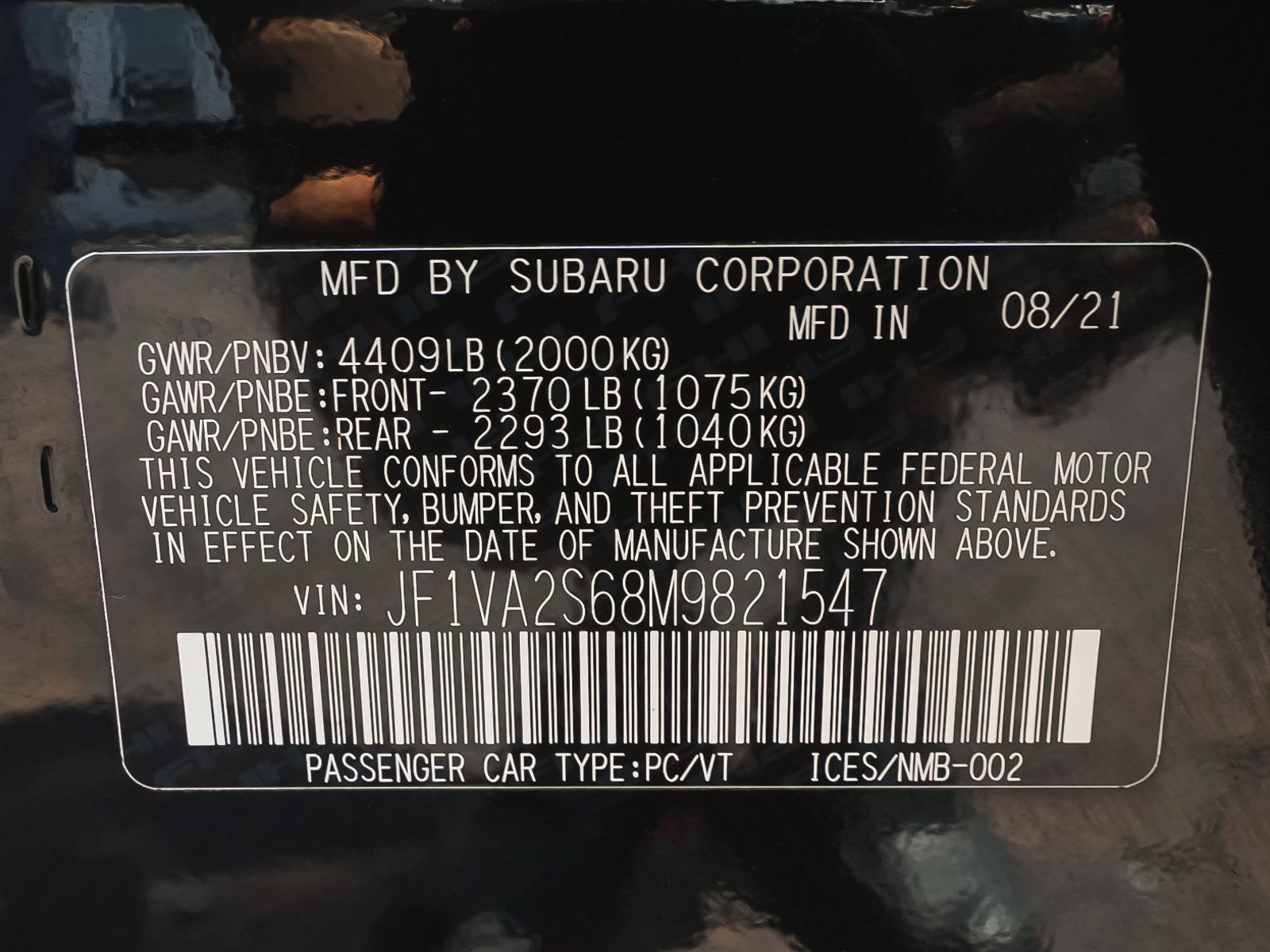 Used 2021 Subaru WRX STI AWD/4WD image 17