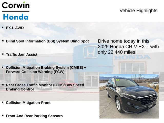 Used 2025 Honda CR-V EX-L image 6