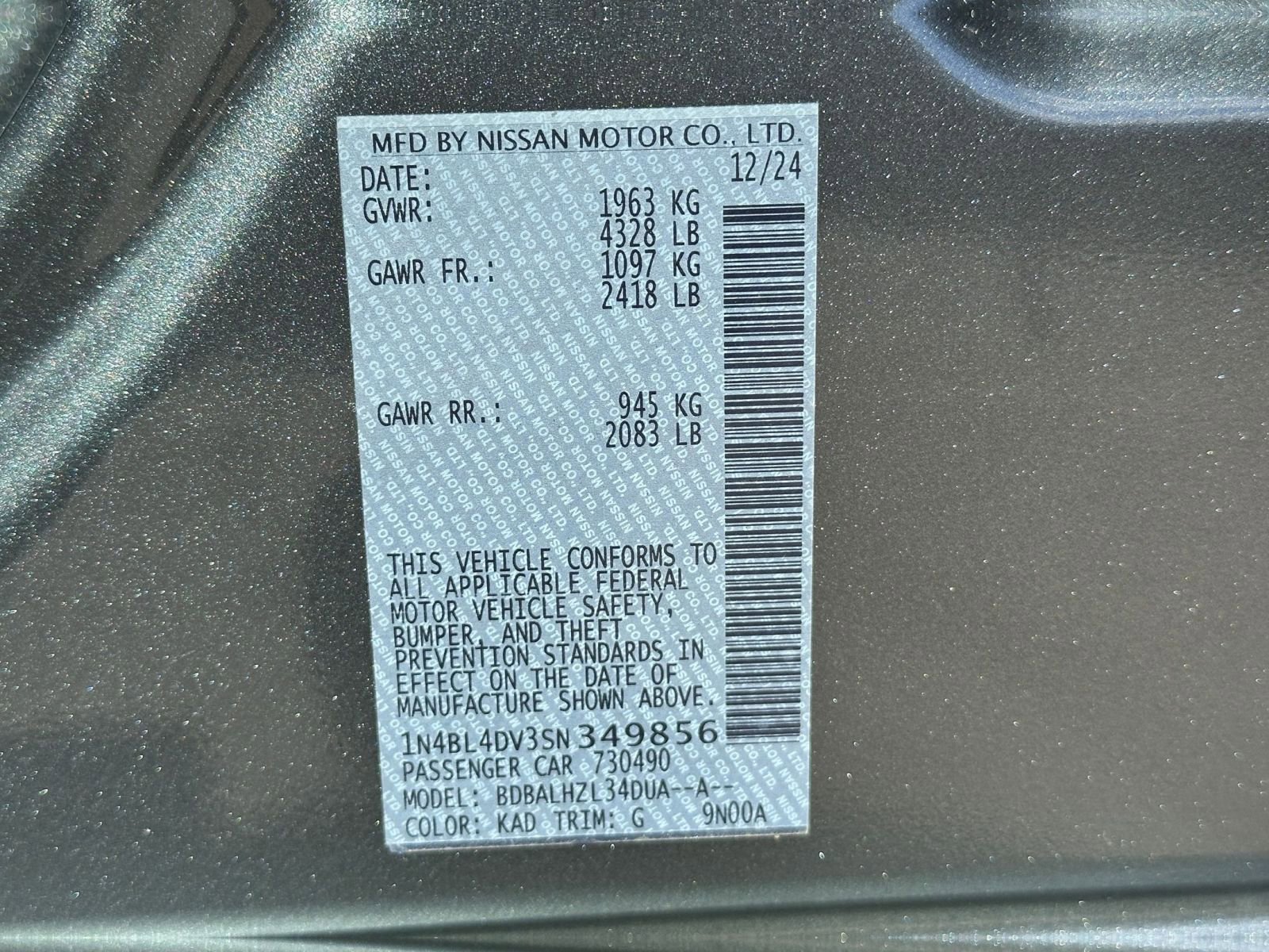 Used 2025 Nissan Altima 2.5 SV FWD image 29