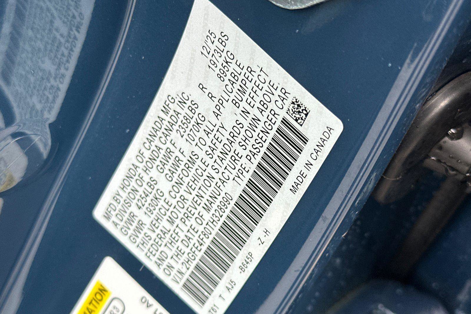 New 2026 Honda Civic Sport Touring image 33