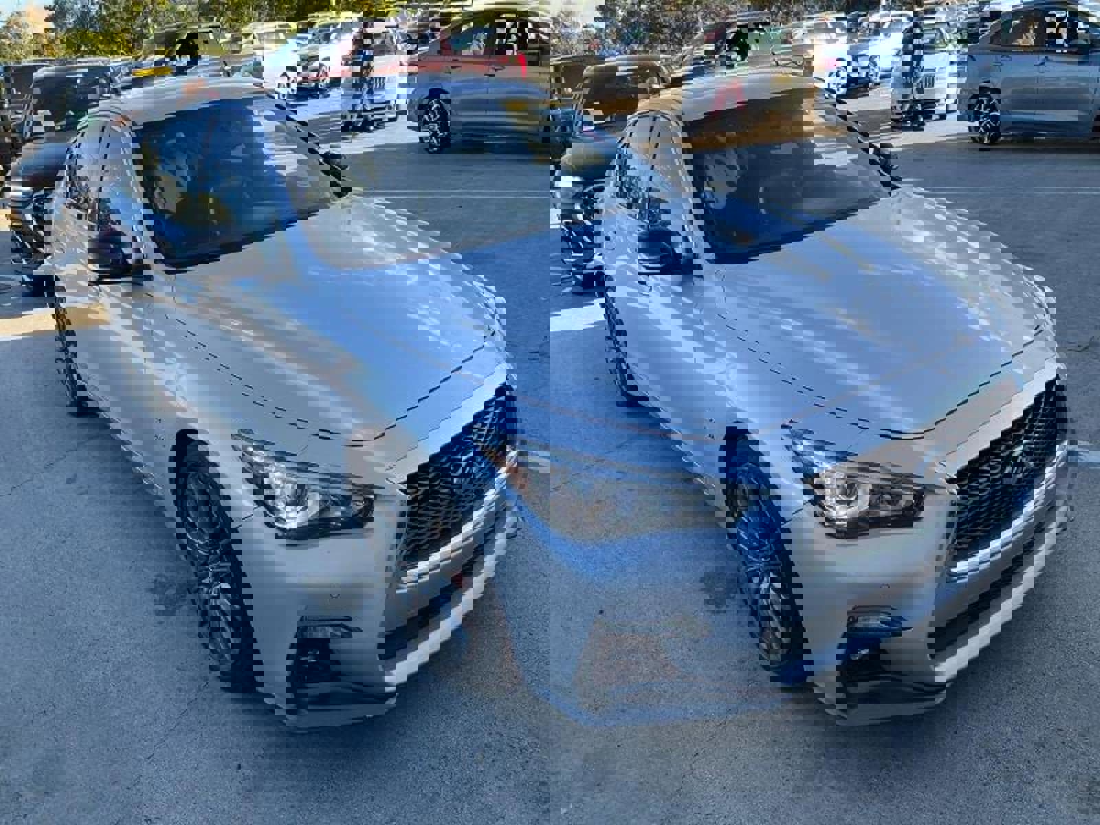 Used 2018 INFINITI Q50 Red Sport 400 image 5