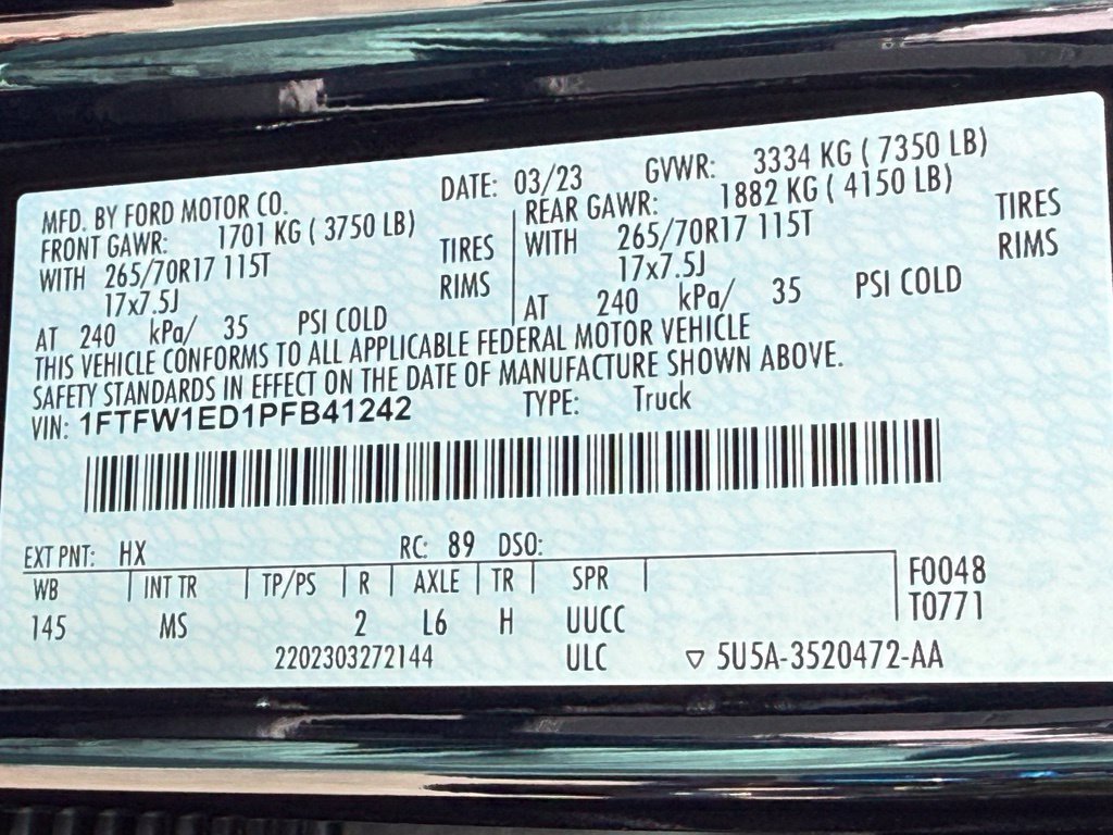 Used 2023 Ford F150 XLT w/ Equipment Group 301A Mid AWD/4WD image 42