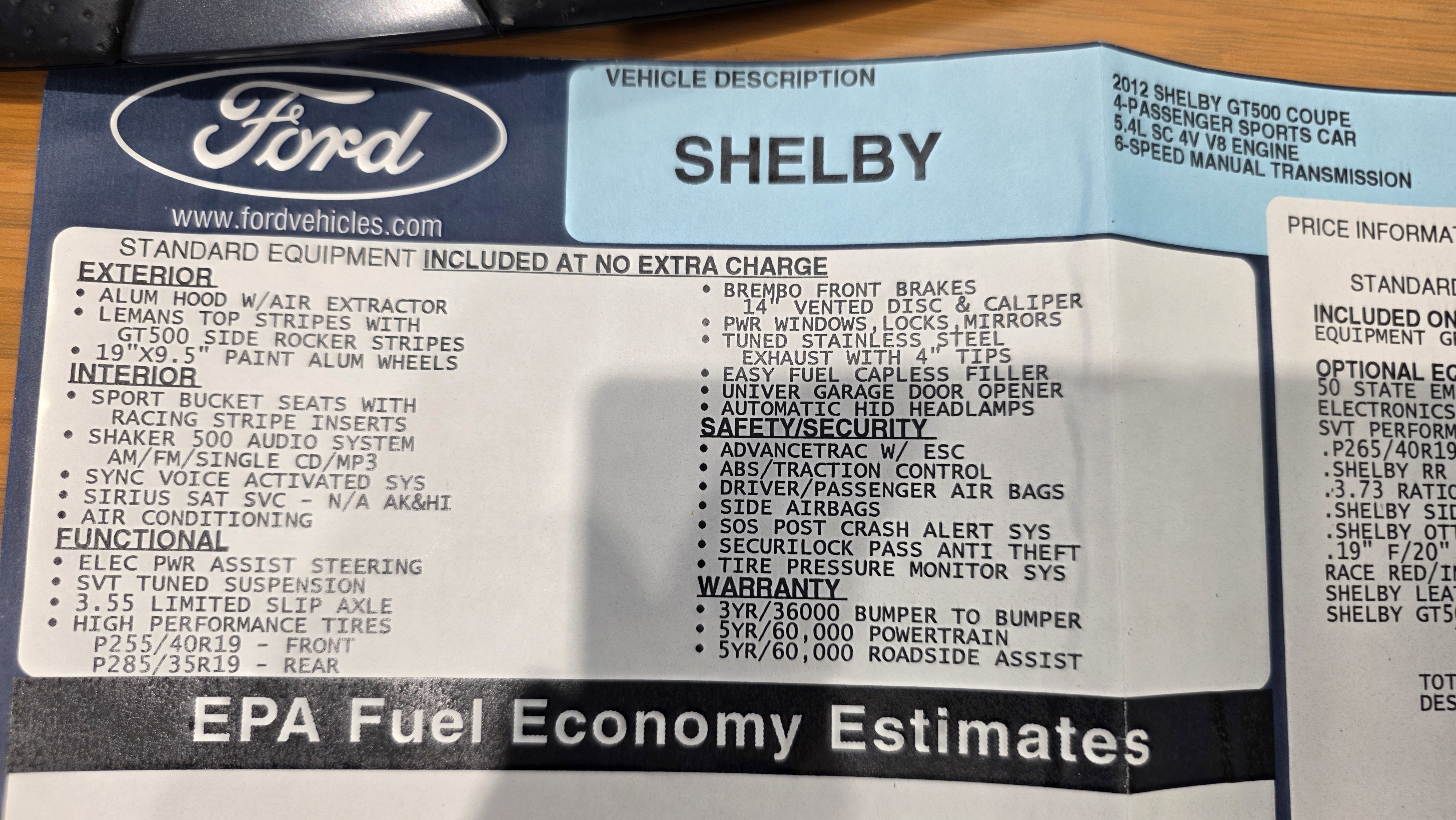 Used 2012 Ford Mustang Shelby GT500 w/ SVT Performance Pkg image 71