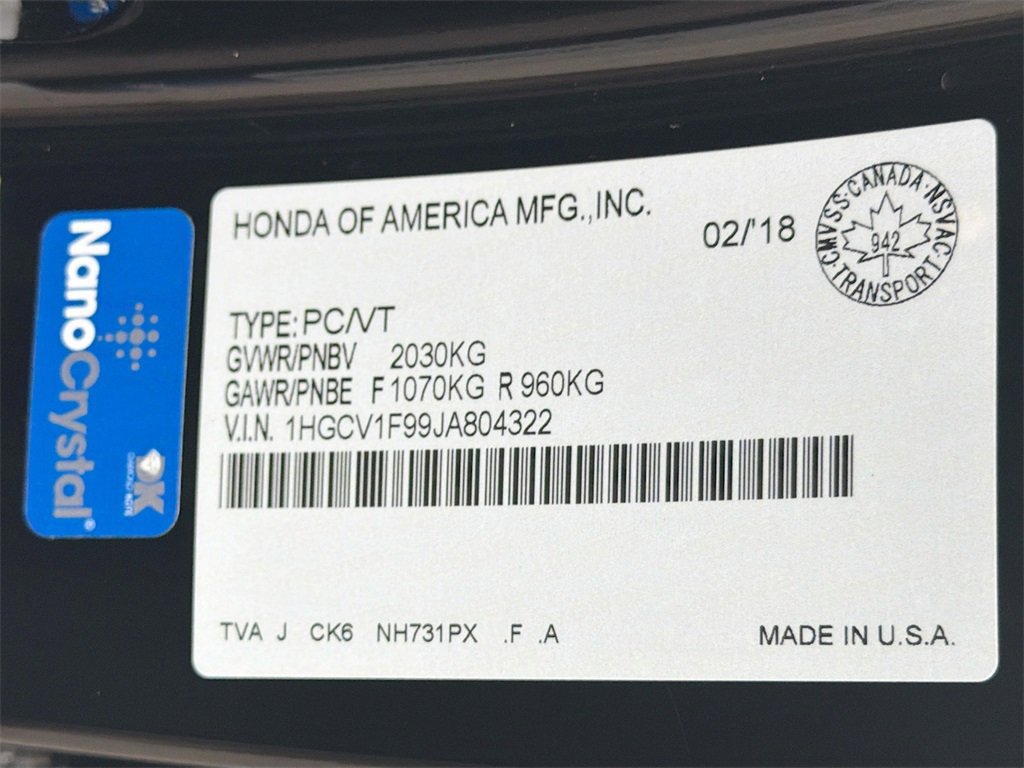 Used 2018 Honda Accord Touring image 33