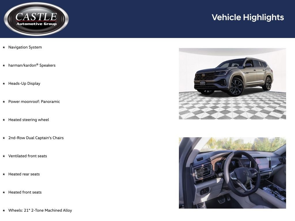 New 2026 Volkswagen Atlas SEL Premium R-Line AWD/4WD image 3