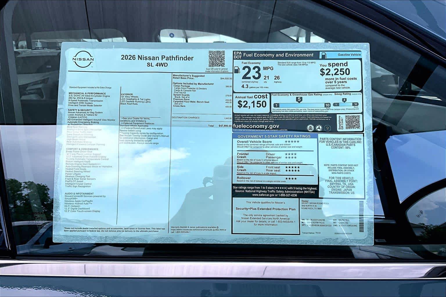 New 2026 Nissan Pathfinder SL AWD/4WD image 19