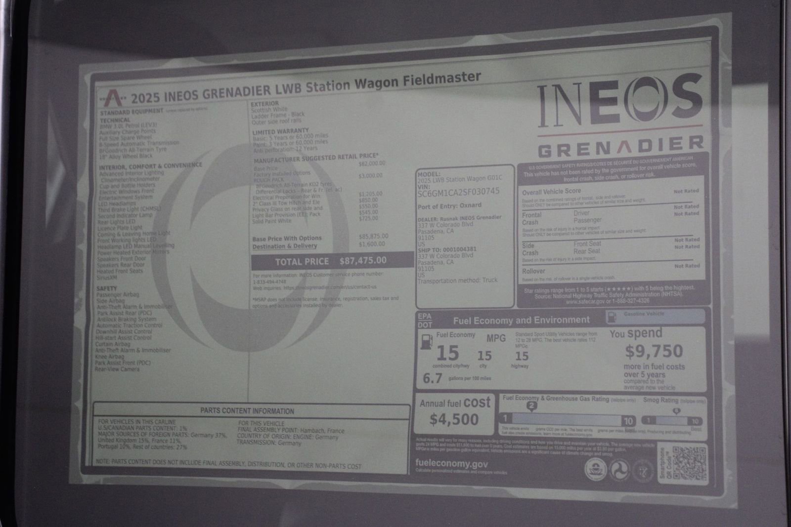 New 2025 INEOS Grenadier Fieldmaster Edition image 23
