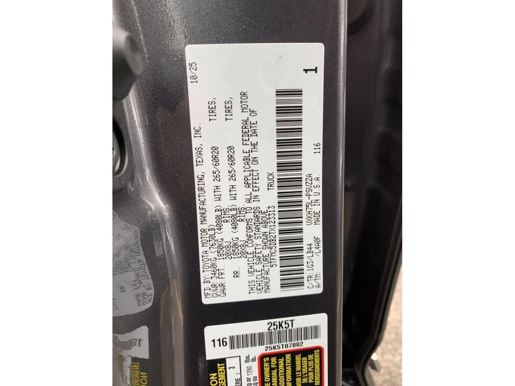New 2026 Toyota Tundra 1794 Edition AWD/4WD image 31