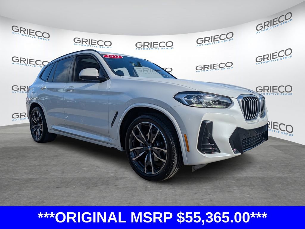 Used 2022 BMW X3 xDrive30i w/ M Sport Package 2