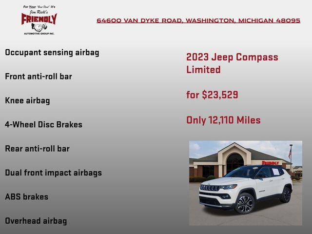 Used 2023 Jeep Compass Limited AWD/4WD image 15