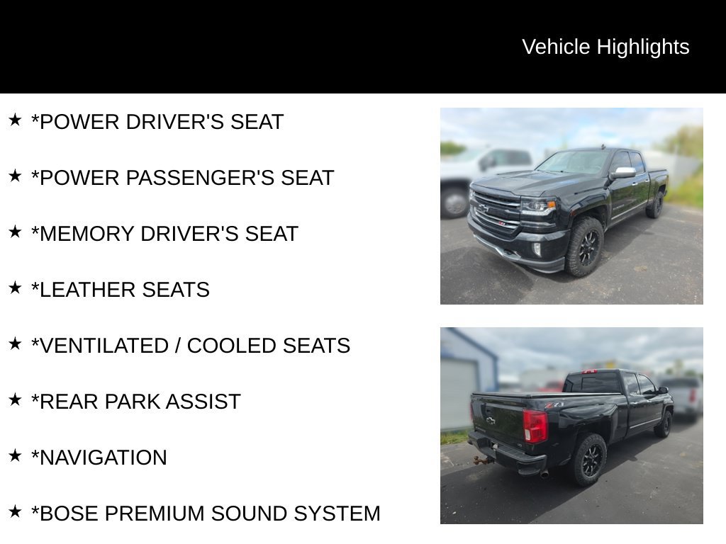 Used 2018 Chevrolet Silverado 1500 LTZ Z71 AWD/4WD image 11
