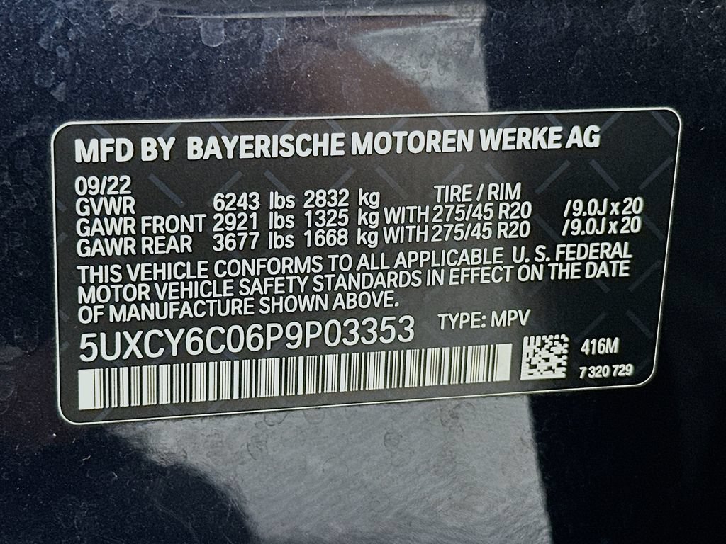 Used 2023 BMW X6 xDrive40i w/ M Sport Package AWD/4WD image 35