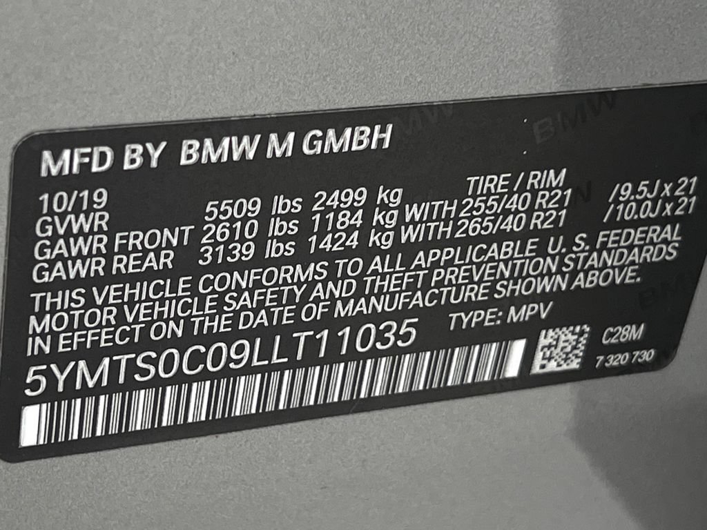 Used 2020 BMW X3 M w/ Executive Package AWD/4WD image 24