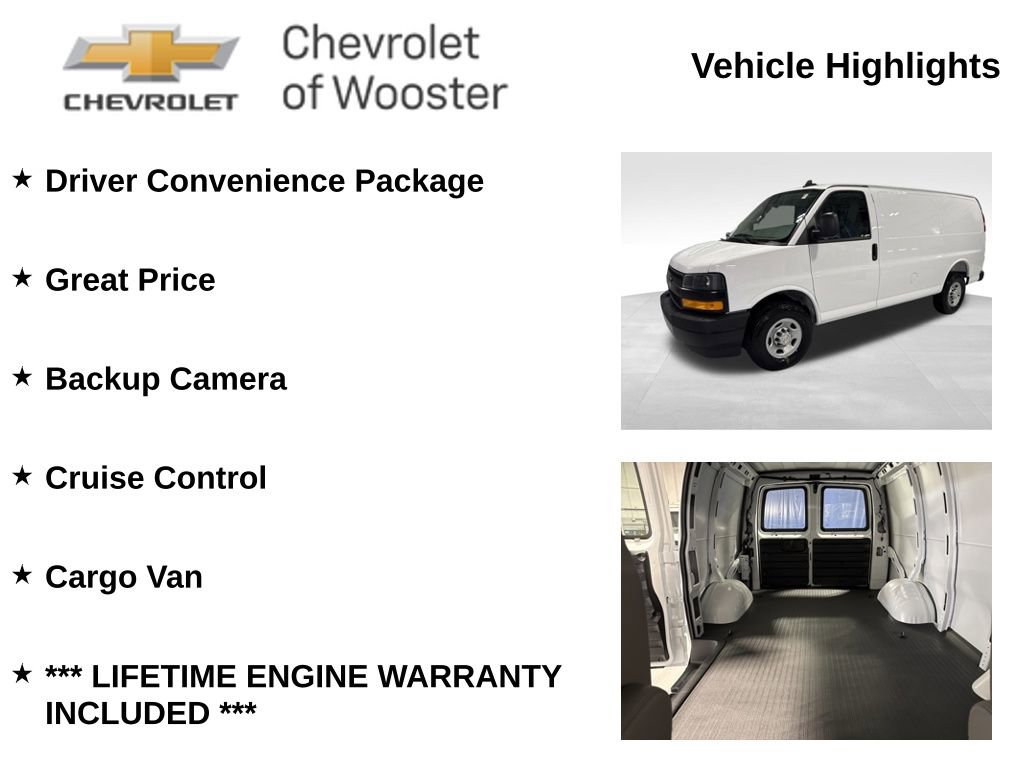 New 2025 Chevrolet Express 2500 w/ Driver Convenience Package RWD image 2