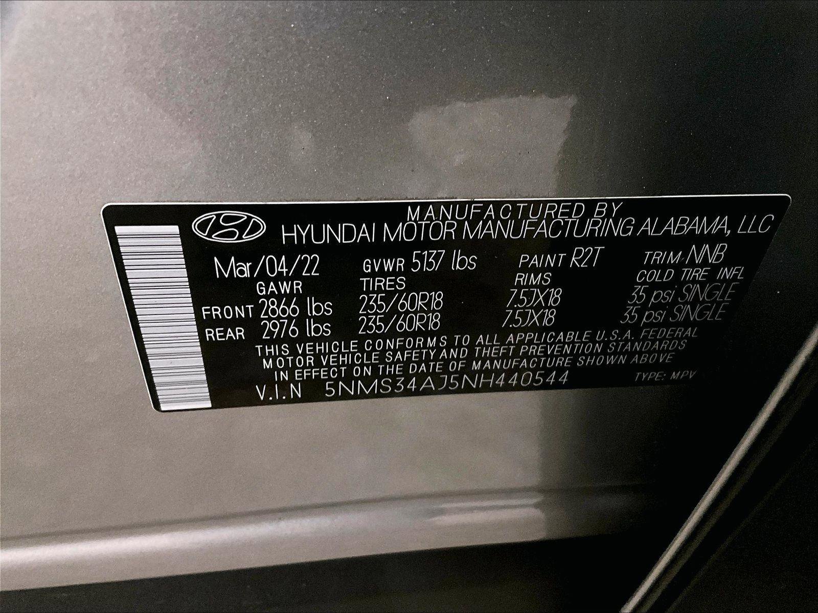 Used 2022 Hyundai Santa Fe SEL w/ Convenience + Premium Package FWD image 32