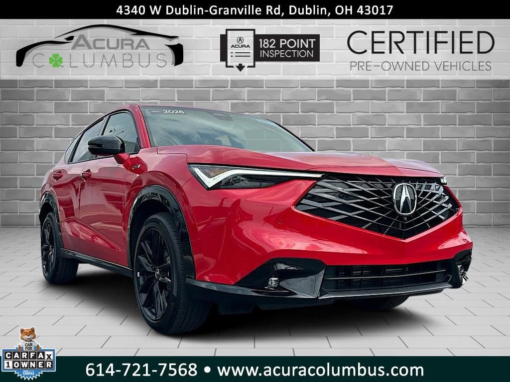 Certified 2025 Acura ADX A-Spec image 1
