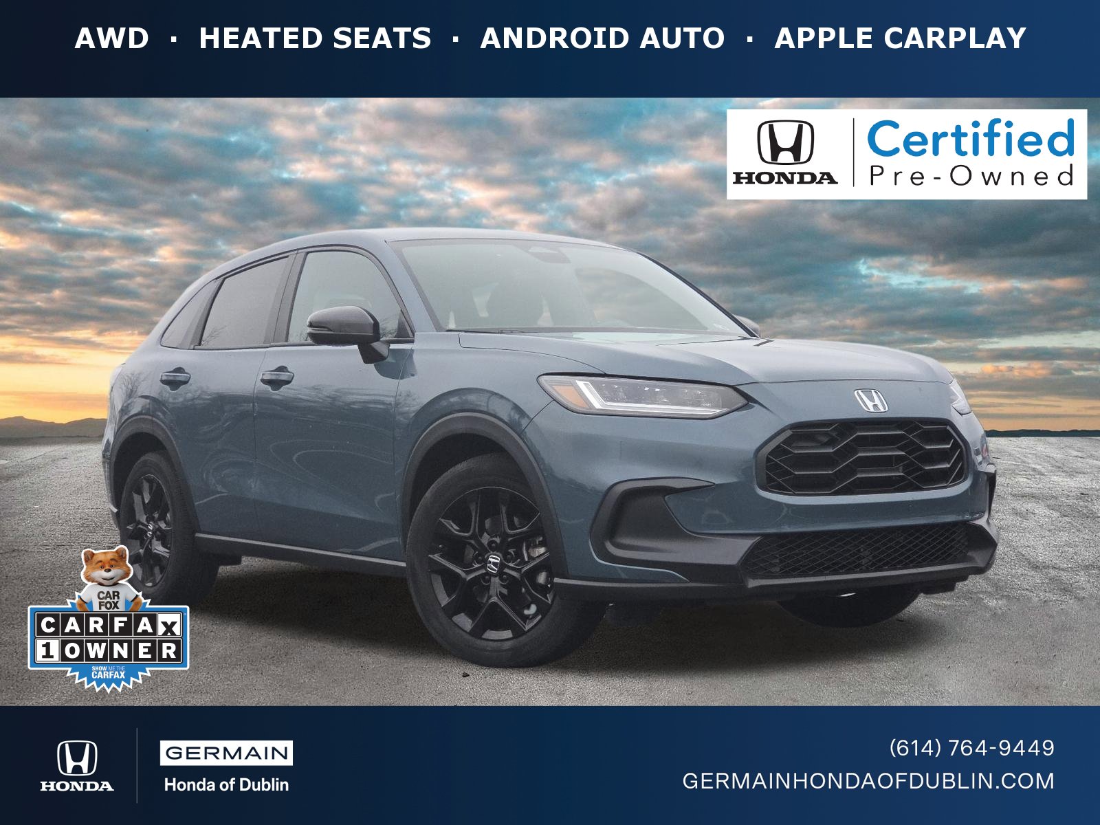 Certified 2024 Honda HR-V Sport