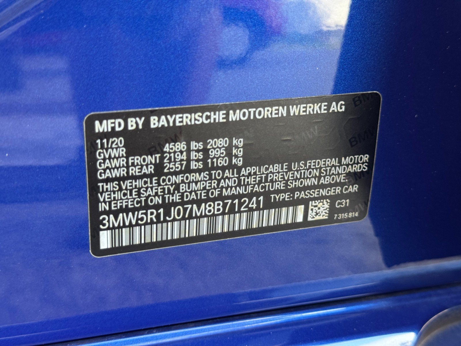 Used 2021 BMW 330i Sedan w/ M Sport Package RWD image 47